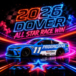 ** Précommande ** 2026 Denny Hamlin #11 Progressive All Star 17/05/2026 Race Win