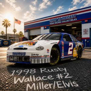 1998 Rusty Wallace #2 Miller/Elvis 1/24 ARC Standard