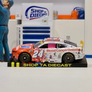 2025 WILLIAM BYRON #24 Valvoline Blood Cancer United 1/64 Diecast Chassis