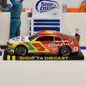 2024 KYLE LARSON #5 HendrickCars.com Darlington Throwback 1/64 Diecast Chassis Candy Finish