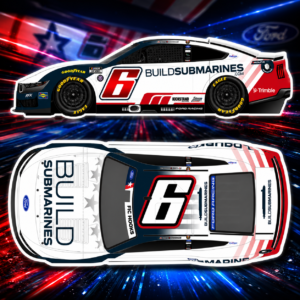 ** Précommande ** 2026 Brad Keselowski #6 Buildsubmarines.com Salutes