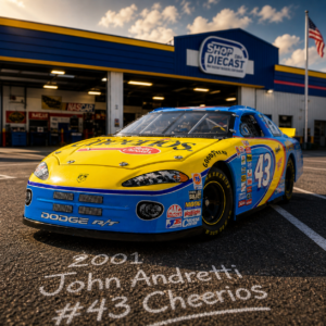 2001 John Andretti #43 Cheerios 1/24 Team Caliber Preferred