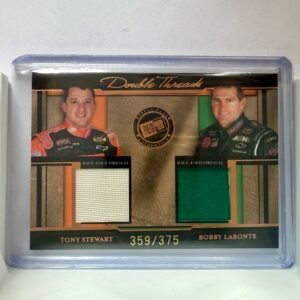2005 PressPass Legends Double Threads DT-SL Tony Stewart & Bobby Labonte 359/375 (2x Firesuit)