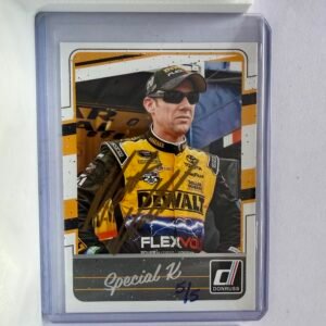 2017 Panini Donruss #38 Matt Kenseth Autographed 5/5 (2021 BuyPack)