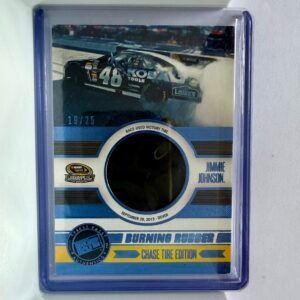 2014 PressPass Burning Rubber BRC-JJ Jimmie Johnson Blue 19/25 (Très rare)