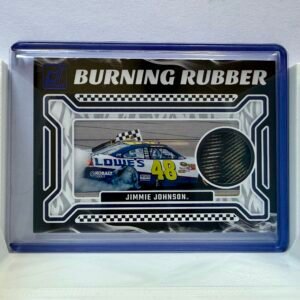 2024 Panini Donruss Burning Rubber BRM-JJ Jimmie Johnson Blue