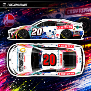 ** Précommande ** 2026 Christopher Bell #20 Craftsman Racing For A Miracle