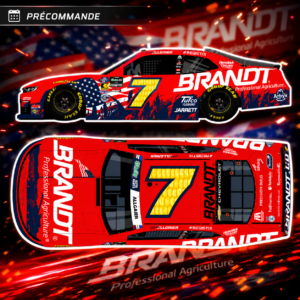 ** Précommande ** 2026 Justin Allgaier #7 Brandt Patriotic