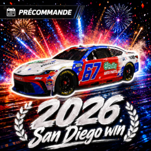 ** Précommande ** 2026 Corey Heim #67 Mobil 1 Patriotic / First Win 21/06/2026 San Diego Race Win