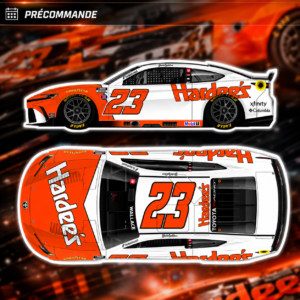 ** Précommande ** 2026 Bubba Wallace #23 Hardee's Flashback