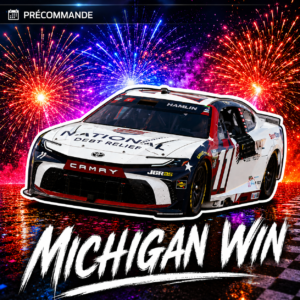 ** Précommande ** 2026 Denny Hamlin #11 National Debt Relief Michigan 07/06/2026