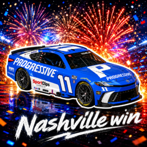 ** Précommande ** 2026 Denny Hamlin #11 Progressive Nashville 31/05/26 Race Win