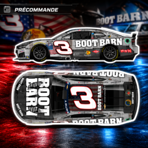 ** Précommande ** 2026 Austin Dillon #3 Boot Barn Patriotic