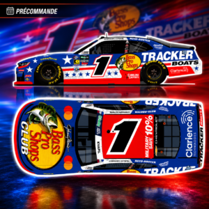 ** Précommande ** 2026 Carson Kvapil #1 Bass Pro Shops/Tracker Boats Patriotic