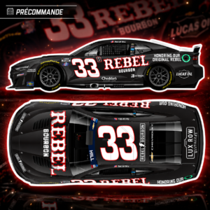 ** Précommande ** 2026 Austin Hill #33 Rebel Bourbon Tribute To KB