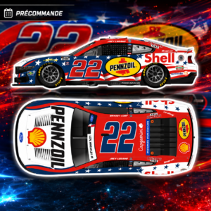 ** Précommande ** 2026 Joey Logano #22 Shell-Pennzoil Stars and Stripes
