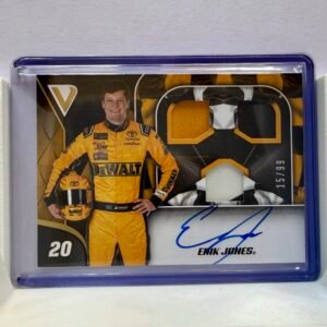 2019	Panini	Victory Lane	Triple Swatch Signatures	TSS-EJ	Erik Jones	15/99