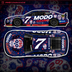 ** Précommande ** 2026 Daniel Suarez #7 Modo Casino Sugar Skulls