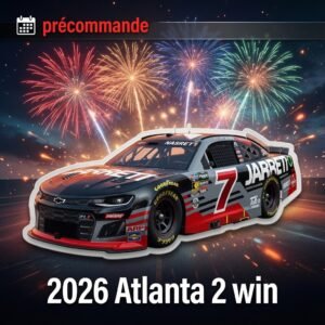 ** Précommande ** 2026 Justin Allgaier #7 Jarrett Atlanta 11/07/2026 Race Win