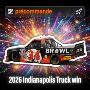 ** Précommande ** 2026 Layne Riggs 2026 Bare Knuckle Boxing TSPORT 200 Indianapolis 24/07/2026 Race Win