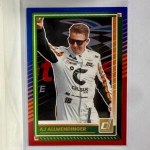 2025	Panini	Donruss	#25	AJ Allmendinger	Red & Blue
