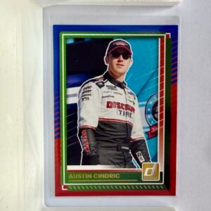 2025	Panini	Donruss	#35	Austin Cindric	Red & Blue