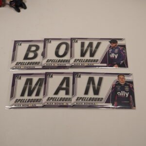 2026	Panini	Donruss	Spellbound	30 à 35	Alex Bowman	Nom complet