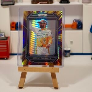 2023	Panini	Prizm	/	58	Jeremy Clements	Purple & Yellow