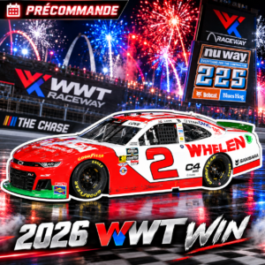 ** Précommande ** 2026 Jesse Love #2 Whelen Gateway 12/09/2026 Race Win