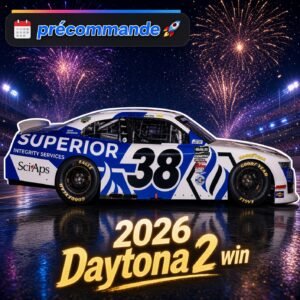 ** Précommande ** 2026 Ryan Sieg #38 Superior Integrity Services Daytona 28/08/26 win