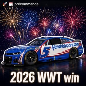 ** Précommande ** 2026 Kyle Larson #5 HendrickCars Gateway WWT 13/09/2026 Race Win