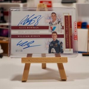 2020	Panini	National Treasures	Dual Autographed	DA-HMS	Alex Bowman / William Byron	Gold	07/10