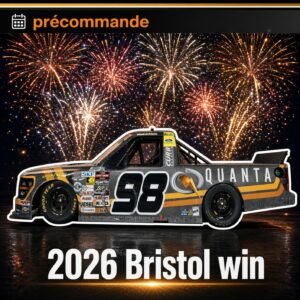** Précommande ** 2026 Jake Garcia #98 Quanta Services Bristol 17/09/2026 Race Win