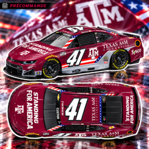** Précommande ** 2026 Cole Custer #41 Texas A&M "Standing For America"